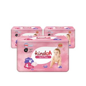 [1박스][4단계] 뉴 업앤플레이 팬티형 기저귀 3팩(96매)