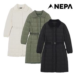 여성 모노 튜브 롱 다운자켓_7K82059