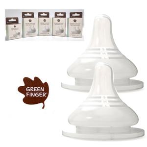 그린핑거 베베그로우 젖꼭지 2P SS,S,M,L,LL 더블하트 젖병호환