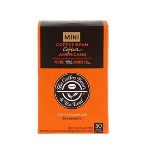 [커피빈] 캡틴 아메리카노 미니 0.9gx30T
