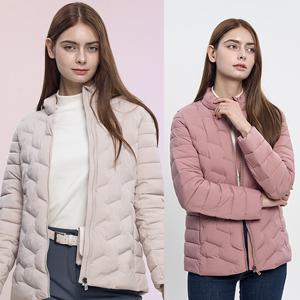 러블리 여성 다운웰론 패딩자켓 등산 아웃도어 경량 점퍼(AB23JK018W)