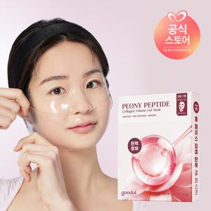 [탄력에센스 최대용량 43g/붙이는콜라겐] 피오니 펩타이드 콜라겐 탄력 겔 마스크 5매 기획