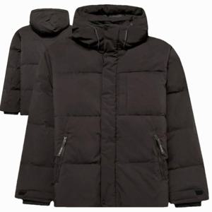 [모다춘천]남성 덕다운 하이넥 후드 푸퍼패딩_블랙 10490-013-812-49_CC