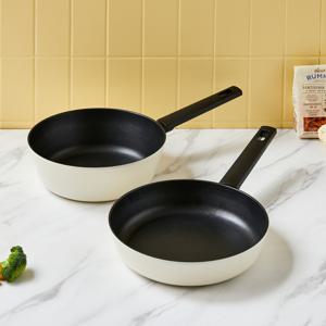 가스하이라이트용 주물프라이팬 2P 웍24+팬24