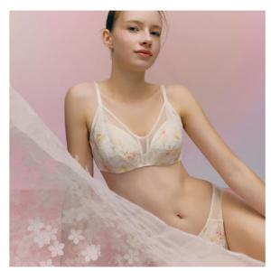 비너스  EF컵 샤인블로썸 빅사이즈 운영 봄광고 브라+햄팬티-VBR0995EVPT0995H