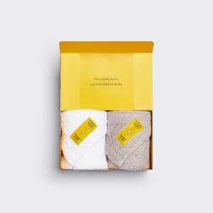 페이스 타월 2P 기프트 SET (선물 포장, 컬러 선택)  - 104년 일본 명품 이마바리 호텔 수건