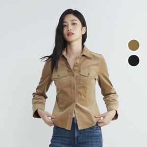[롯데백화점]여성 코듀로이 슬림핏 셔츠 B234SH500P