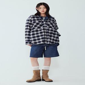 [정가 199,000원]체크 후드 탈부착 카라 셔츠 9175421981