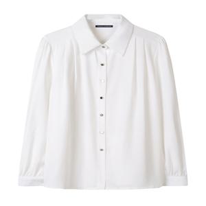 에브리데이]핀턱 카라 버튼 블라우스 (EB3BA019D)