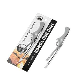 스텐 미니바베큐 집게 16cm 고기집게 면집게 요리핀셋 요리용품 바베큐 고기 소스통 고급스러운