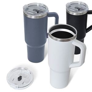 1.12L 대용량 텀블러 스테인리스 304 빨대 손잡이 대용량텀블러 대용량텀블러1리터