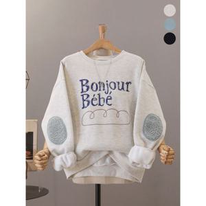 [하프클럽] 에페쎄 기모 베베 브런치 빵떡 맨투맨_MNTG435