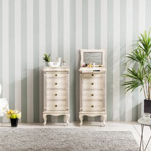 [퍼니프랑] 수입 유럽형 빈티지 엔틱가구 RG 22 서랍형 화이트 화장대 콘솔