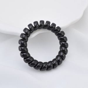 전화선 헤어밴드 고무줄