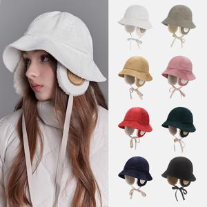 공용 코듀로이 이어머프 버킷햇 써니 8 colors