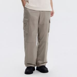 N254UPT100 [NRN] 와이드핏 패딩 팬츠 OAK BEIGE