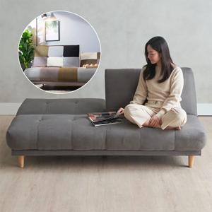 #등받이가 따로 움직이는 라인 3단 각도조절 패브릭 방수 3인용쇼파 듀얼 쇼파베드 *무료배송혜택