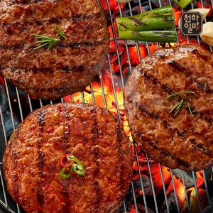 홍석천 이원일 국내산 직화떡갈비 총40장 전통20팩 떡갈비 패티