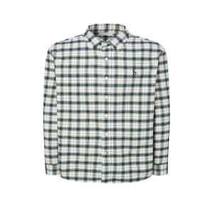 남성 [[25FW]] HZSH5D536WT [시즌오프]그레이 플란넬 체크 셔츠