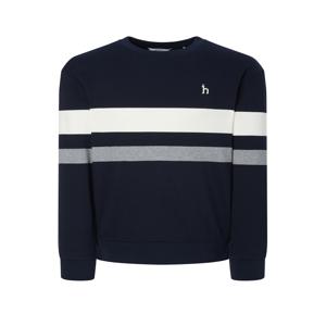 남성 [[25FW]] HZTS5D603N2 [시즌오프]네이비 컬러블럭 맨투맨