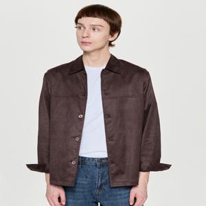 남성 [[25FW]] HZSH5C108W2 [시즌오프]브라운 폭스 스웨이드 셔켓