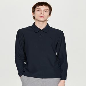 남성 [[25FW]] HZTS5F406BK [시즌오프]블랙 단색 긴팔카라티셔츠