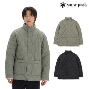 [최초가:239,000원] 리사이클 퀼팅 중기장 자켓 캠핑룩 패딩 S24WUFPJ06_BS_C