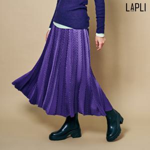 [최초가 179000원] 사선 주름 아코디언 스커트_LPSKF123010