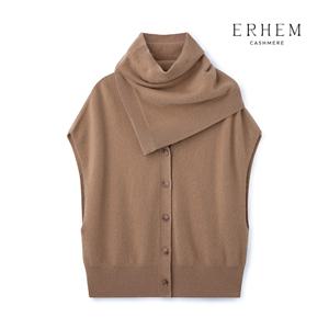 에르헴 24FW 캐시미어100 레이어드 워머베스트