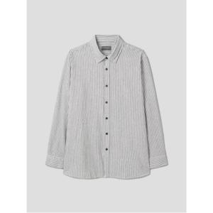 셔닐 스트라이프 셔츠 - 라이트 그레이 (RY4864P212)