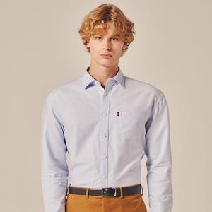 [듀퐁][On.E-XCLUSIVE VIII] 옥스포드 트리콜로르 953 뉴 캐주얼 핏 셔츠 블루 SE4FM22LS953SBU