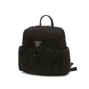 [HILTON] 블랙 앤틱 DD장식 나일론 백팩 DCBA5F334J