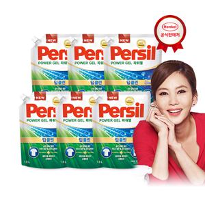 퍼실 딥클린 파워젤 1.8L×6개 세탁세제 겸용