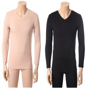 비비안 슬림핏 초극세사 얇고 따뜻한 남성 내의 상의 2종택1 LG6136