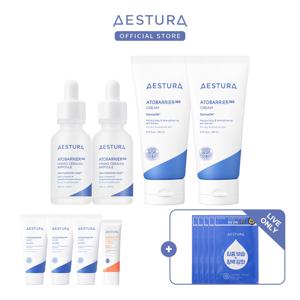 [LIVE]  아토베리어365 크림 80ml 2개 + 세라-히알 속수분 앰플 30ml 2개