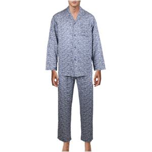 [비비안]백화점 부드러운 순면 이중거즈 남성 긴팔 잠옷 -MP8872A