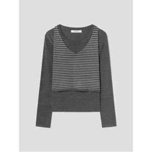 스트라이프 홀터넥 저지탑  애쉬 (125X41MQA4)