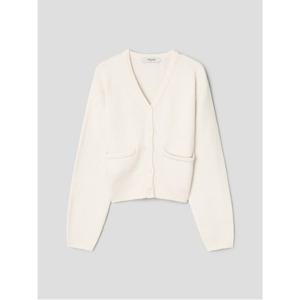 브이넥 카디건  아이보리