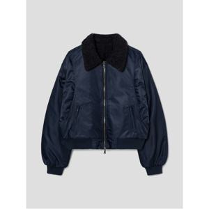 플리스 칼라 보머 재킷  네이비 (125X38MQ3R)