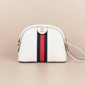 오피디아 스몰 레더 숄더백 화이트 499621 DJ2DG 8454