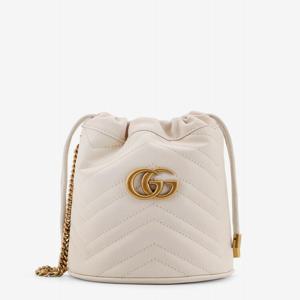 [라스트원] 여성 버킷 가방 GG 마몽 스몰 matelasse 레더 백 575163 DTDRT9022 MWHITEMWHMWH