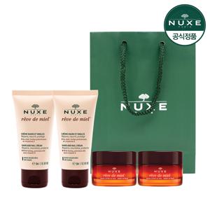 [CJ단독구성/2+2]  레브드미엘 핸드크림& 립밤 세트