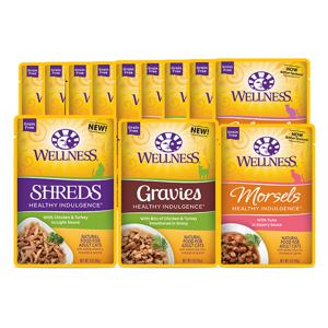 웰니스코어 인덜전스 고양이 주식파우치 습식사료 85g