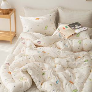 공룡 사계절 모달 차렵이불 패드 세트 SS