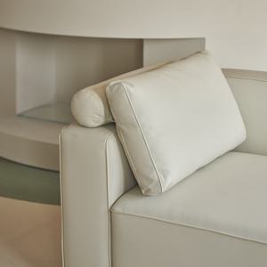 모데라토 천연 면피 가죽 기절쿠션