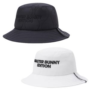 양말사은품 [마스터바니] 공용 로고 자수 퀼팅 버킷햇 431C4CP644