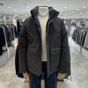 인퀼팅 푸퍼 덕다운 숏패딩_ABE4JP1104_DGR_DG