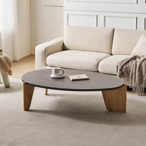 마르체 바젤 E0 1200 원목 라운드 거실 소파 테이블 BDF217