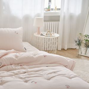 큐트비숑 모달이불 싱글 차렵이불 주니어 키즈 어린이 봄이불 침구세트