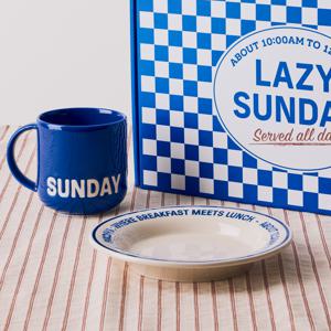 레고트 레이지선데이 1인세트 2p (머그+플레이트)